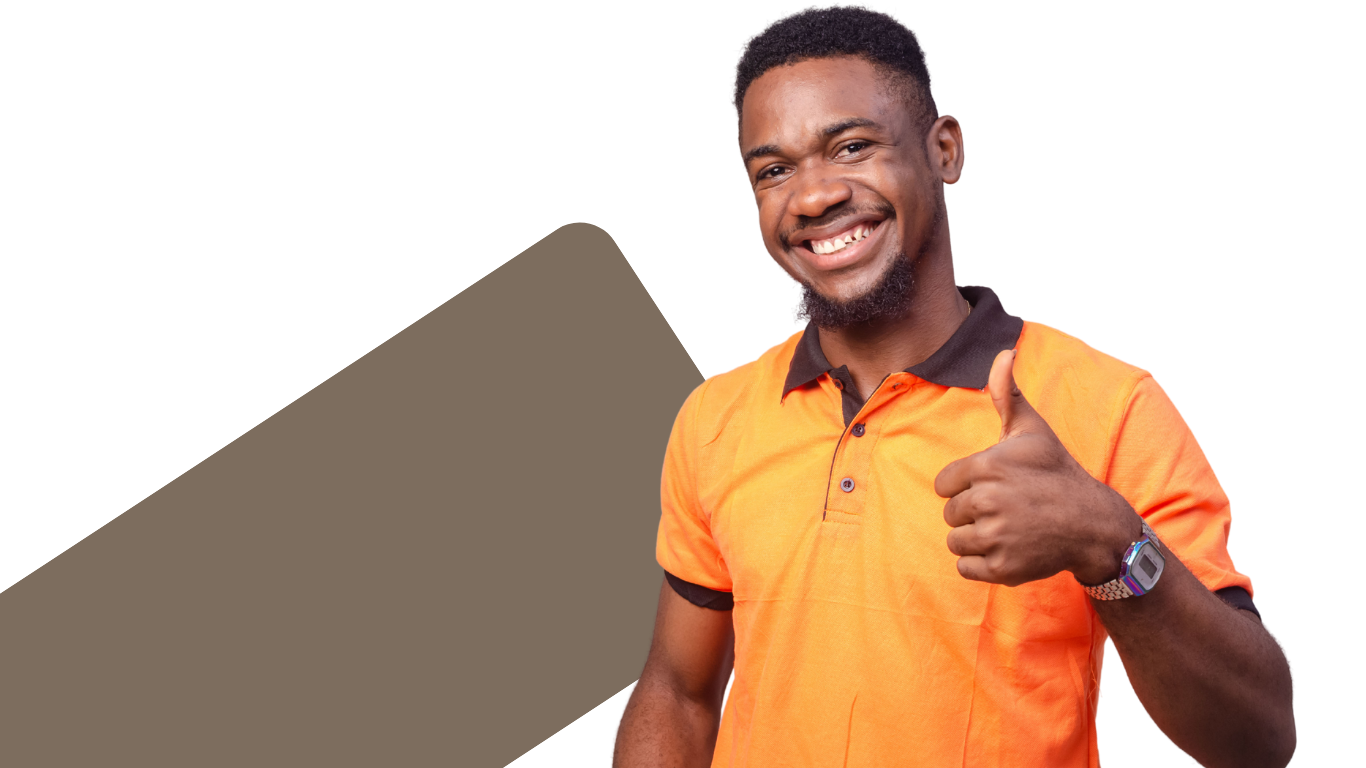 Happy man with keys